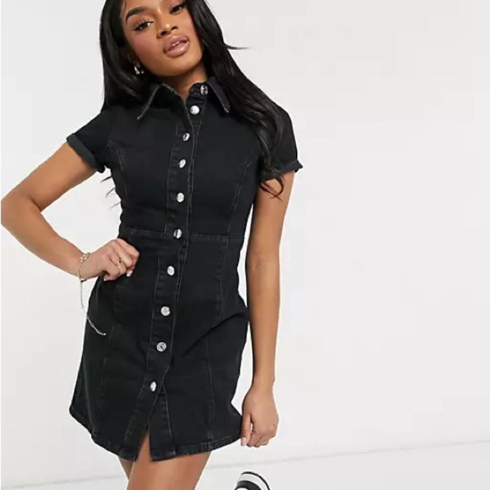 BLACK DENIM ASOS DRESS!🖤